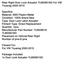 Rear Right Door Lock Latch Actuator 7L6839016D For VW Touareg 2005-2010