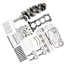 2TRFE 2.7L Engine Rebuild Piston Gasket Timing Kit w/ Crankshaft Rods for Toyota