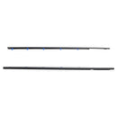 Left+Right Weatherstrip Belt Molding For Honda Civic Coupe 2D 2012-2015