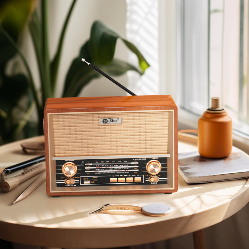 Retro-Style Decorative Radio Multifunction Music Player Bluetooth Speaker Radio