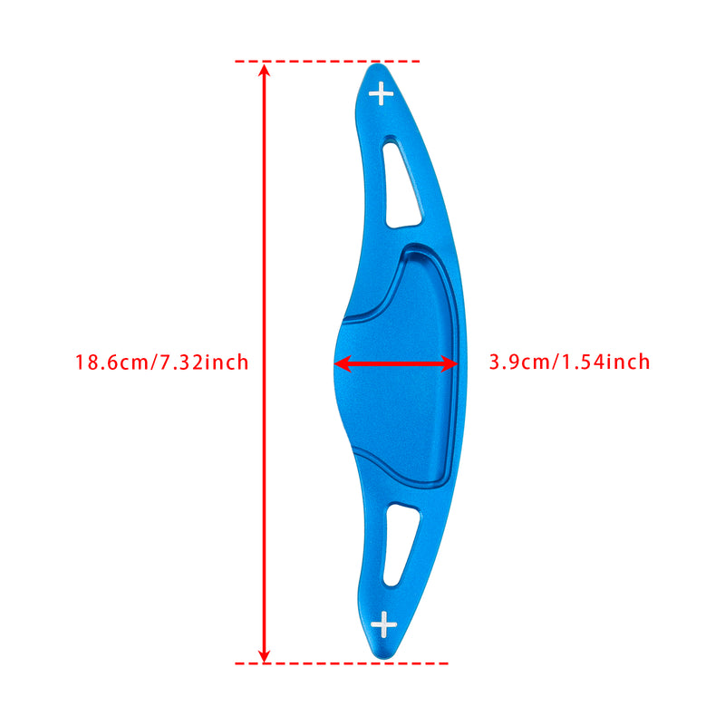 Steering Wheel Paddle Shifter Extension For Honda FIT VEZEL HRV Aluminium Blue