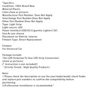 Car Interior Footwell Atmosphere RGB LED Strip Lights With Remote+ APP Control