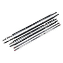 6PCS Door Belt Molding Fit For Toyota Land Cruiser 80 Series 1991-1997