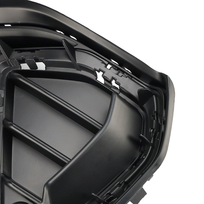 2PCS Gloss Black Front Bumper Grille Cover Fit Audi Q3 S-Line 2019-2022