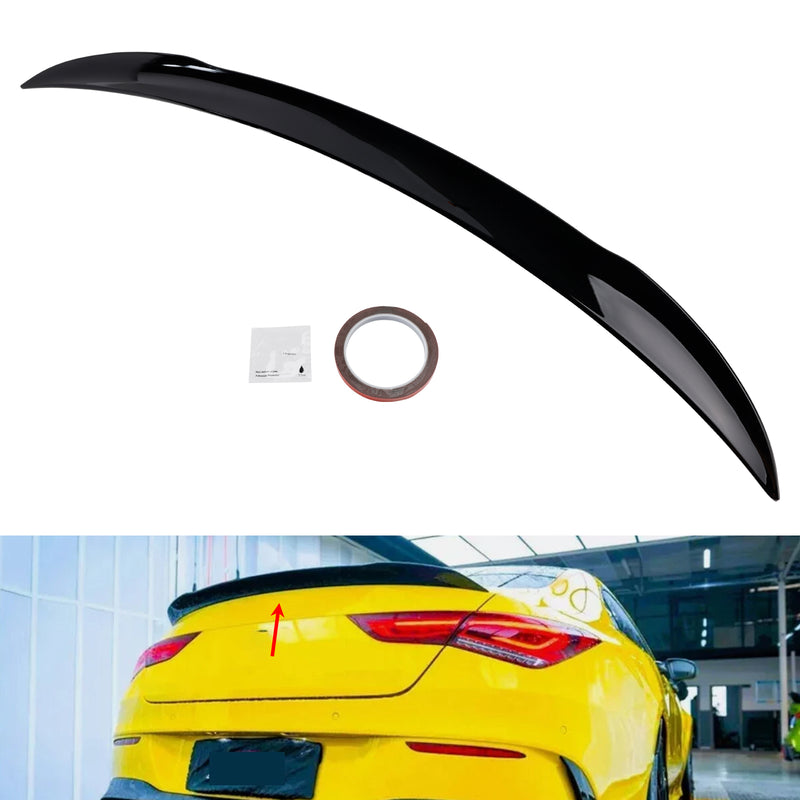 Gloss Black Rear Boot Spoiler For Mercedes-Benz CLA-Class W118 C118 2019+
