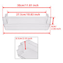 2PCS Fridge Shelf Grey Clear Middle Or Top Door Bin 306mm For Dometic Caravan 289072710