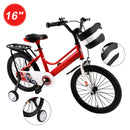 16"/18" Kids Bike for Boys and Girls with auxiliary wheels & Rack & Basket
