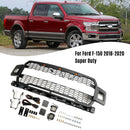 Front Bumper Grill Grille W/ LED Fit Ford F150 2018-2020 Super Duty