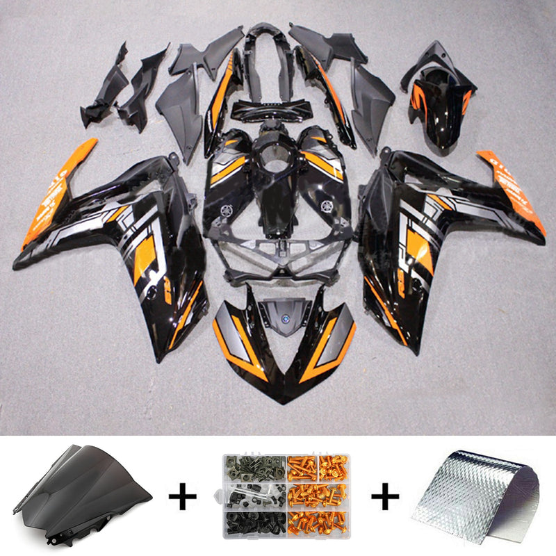 Amotopart Yamaha YZF-R3 2014-2018 R25 2015-2017 Fairing Kit Bodywork ABS