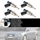4PCS Fuel Injector 0261500011 Fit Audi A4 Avant 8E5 2.0 FSI 02-04 06D906036B