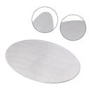 Oval Blank Aluminum Alloy License Plate DIY Universal fit for Motorcycle