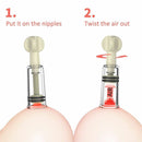 Vacuum Twist Rotary Cupping Set Nipple Suckers Enlargement Suction