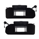 1997-2004 Corvette C5 10442033 10442034 Sun Visor Vanity Mirror Black SunVisors Pair Shaded