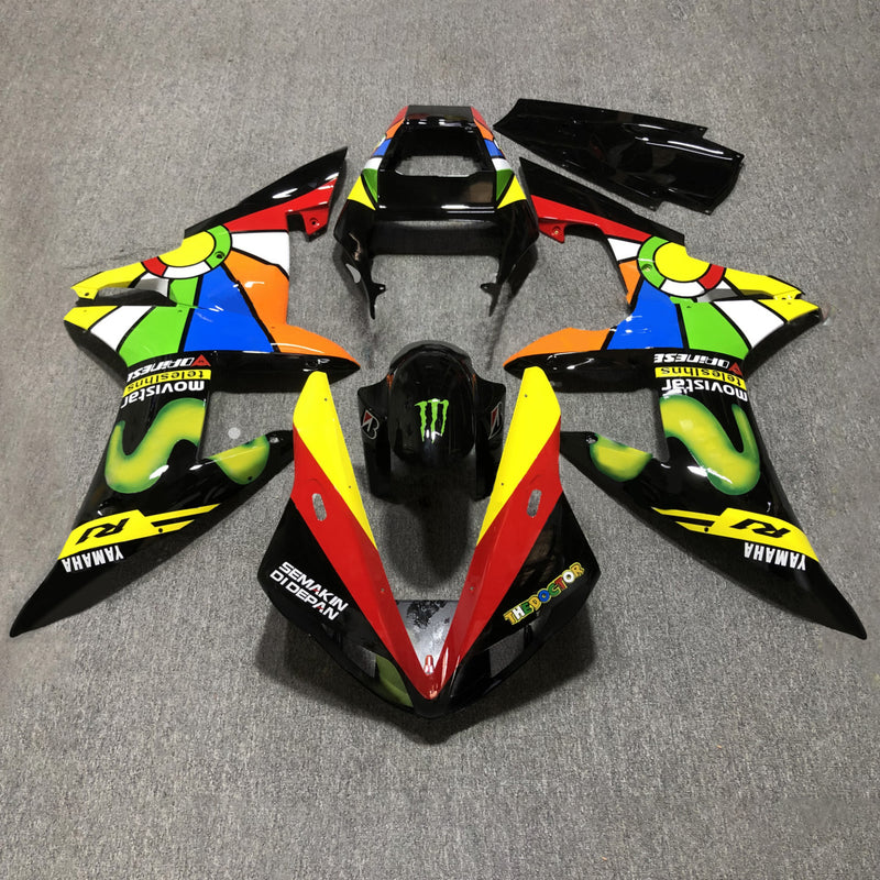 Amotopart Yamaha YZF-R1 2002-2003 Fairing Kit Bodywork Plastic ABS