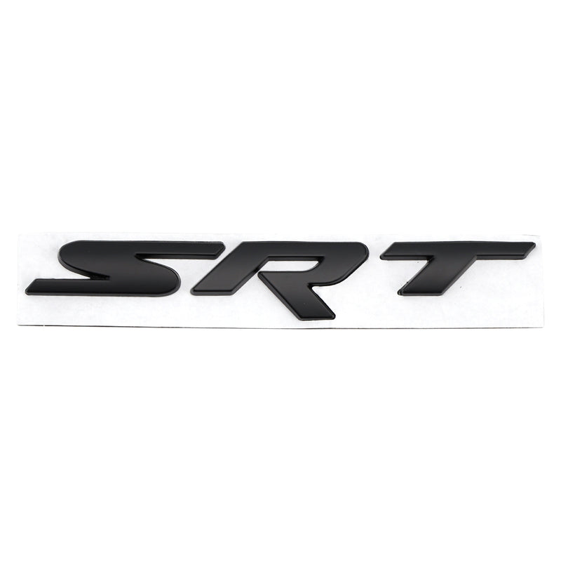 Rear Tailgate SRT Decal Emblem for Challenger Trunk Lid Badge Black