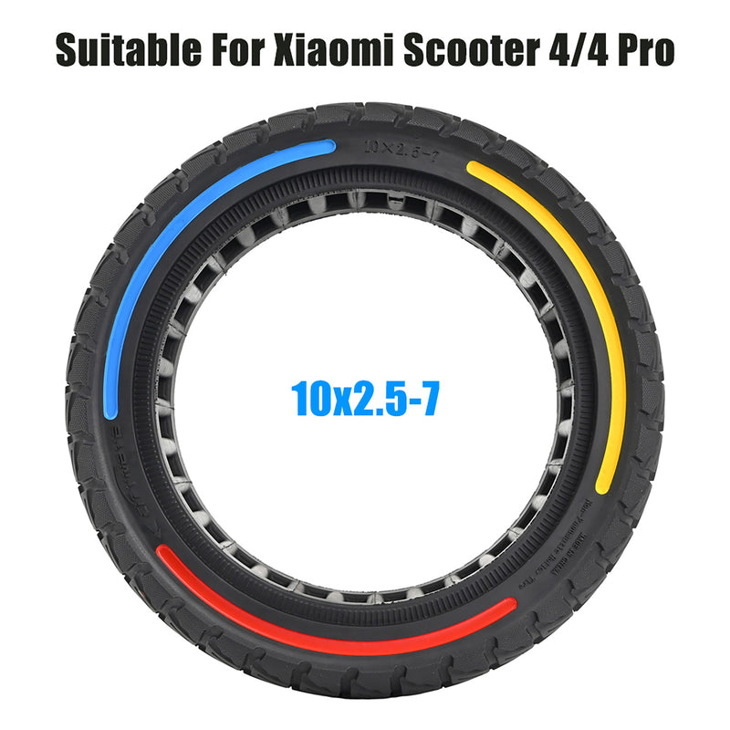 Full rubber tires 10x2.5-7 E-Scooter full rubber tires for Xiaomi 4/Mi4 Pro