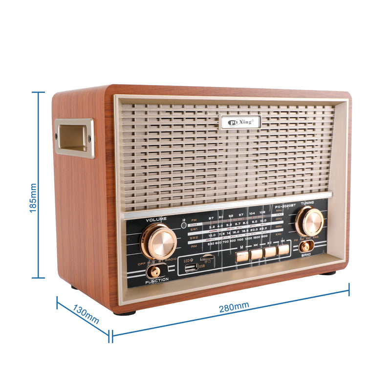 Retro-Style Decorative Radio Multifunction Music Player Bluetooth Speaker Radio