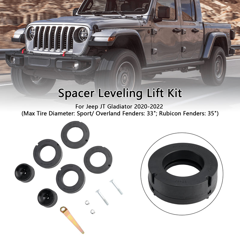 Front 1.5" Spacer Leveling Lift Kit 1155300 Fit Jeep Gladiator 2020-2022
