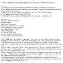 146059 Lead Power Landing Gear Leg Repair Kit For Lippert 5th Wheel RV Lead Leg