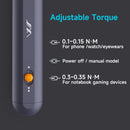 30 Magnetic Drill Bits Electric Torque 0.35N.m Electronic Products Cell Phone Camera Laptop Watch Repair Tool Magnetic Storage Rechargeable Electric Screwdriver 360° Shadowless Built-in LED Lights Mini Electric Screwdriver