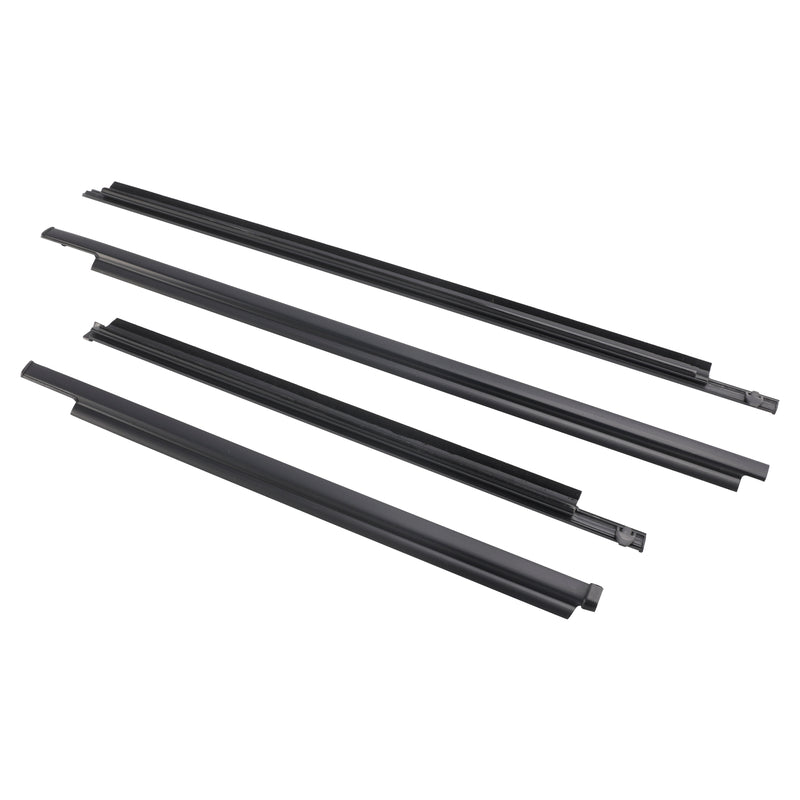 4PCS Door Glass Belt Outer Molding Weatherstrip For TOYOTA 4RUNNER 1996-2001