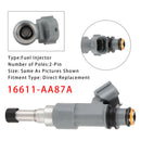 2015-2017 Subaru Legacy Outback 2.5L H4 1Pcs Fuel Injector 16611-AA87A