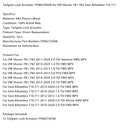 2010-2020 Seat Alhambra 710,711 2.0 TDI FWD MPV Tailgate Lock Actuator 7P0827505M