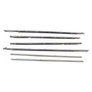 6PCS Door Belt Molding Fit For Toyota Land Cruiser 80 Series 1991-1997