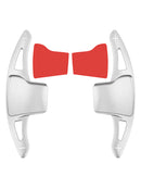 Steering Wheel Paddle Shifter Extension For Ford Explorer 13-19 Aluminium Silver