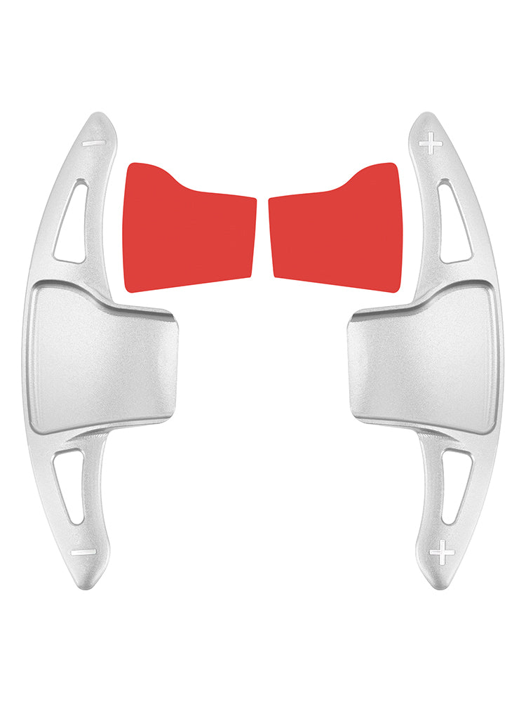 Steering Wheel Paddle Shifter Extension For Ford Explorer 13-19 Aluminium Silver