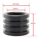 2X Exhaust Gasket Rubber Flange For Honda CR250R CR 250 1984-2007 18365-KA4-730