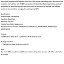 1PCS Fuel Injector 0000788323 Fit MERCEDES W124 W140 W210 R129 A0000786523