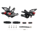 ALUMINUM ADJUSTABLE REAR SET REARSET FOR KAWASAKI ZX636 NINJA ZX-6R 2021-2024