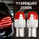 Car Light LED-AMBER Ultinon Pro6000 PY21W P21W 11498AU60 For PHILIPS