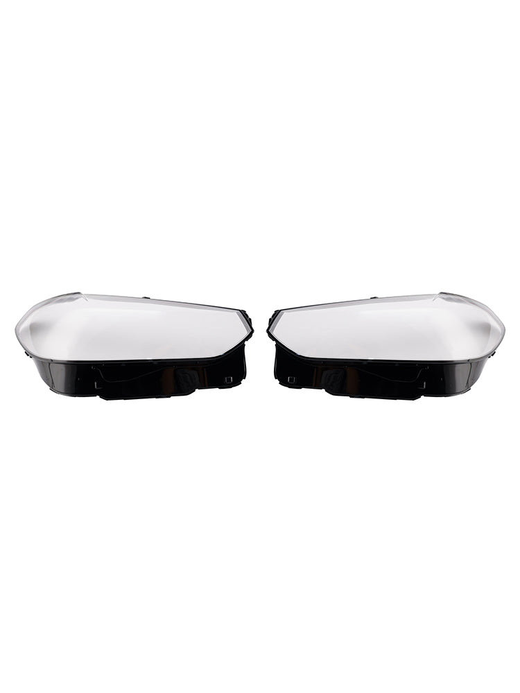 2pcs Headlight Lens Shell Cover Clear For BMW X3 X4 G08 LCI 2022-2024