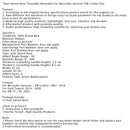 2014-2020 Ford Transit: Seat Swivel Base Turntable Rotatable