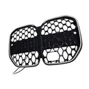 2020-2025 Fit BMW 4 Series G22 G23 G82 W/ ACC Black Front Bumper Grille Grill