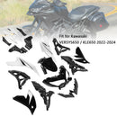 Injection ABS Bodywork Fairing Kit For Kawasaki VERSYS 650 KLE 2022-2024 05#
