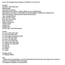 Xenon HID Headlight Electric Ballast D1S 89035113 For AUDI A4