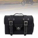 Pu Side Tail Bag Saddlebag Storage Pannier Luggage For Scooter Motorcycle Black