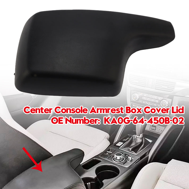 Center Console Armrest Box Cover Lid KA0G-64-450B-02 For Mazda CX-5 2013-2016