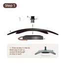 Set Of 2 Universal Surround Sound Adjustable Height Speaker Stand Bracket