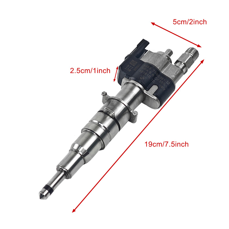 1PCS Fuel Injector 13537585261-12 Fit BMW N54 N63 335 535 550 750 X5 X6