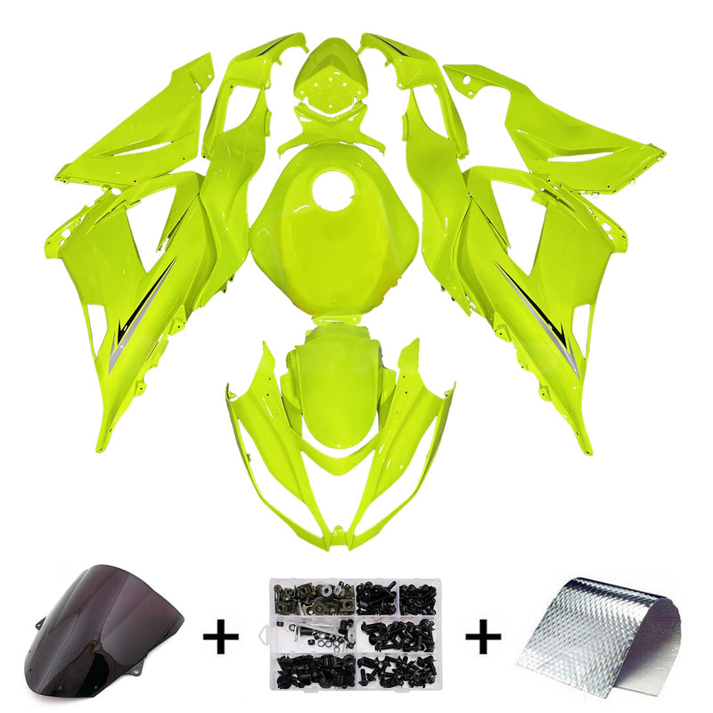 Injection Fairing Kit Bodywork Plastic ABS fit For Kawasaki ZX6R 636 2013-2018