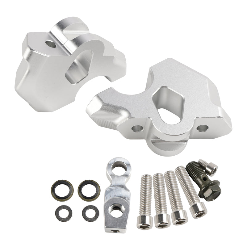Handlebar risers 38mm with offset 27mm for BMW R 1300 GS R1300GS 2023-2024