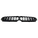 Matte Black Dual Slats Front Kidney Grille For BMW G30 G31 LCI 2021-2024