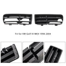 1 Pair Front Bumper Fog Light Grill Cover Bezel For VW Golf IV MK4 1998-2004