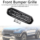 Black Raptor Style Front Bumper Grill Grille Fit Ford Ranger 2019-2023