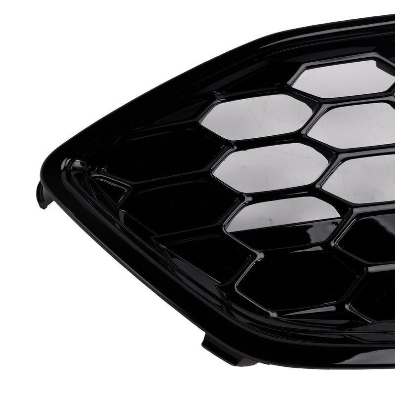 ST Style Gloss Black Mesh Front Bumper Grill Fit Ford Focus MK4 2018-2021