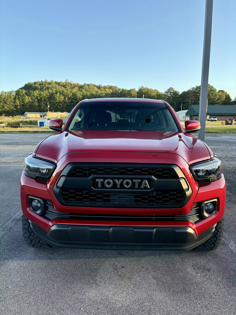 With LED Lights 2016-2023 Tacoma Trd Pro Grille Generic